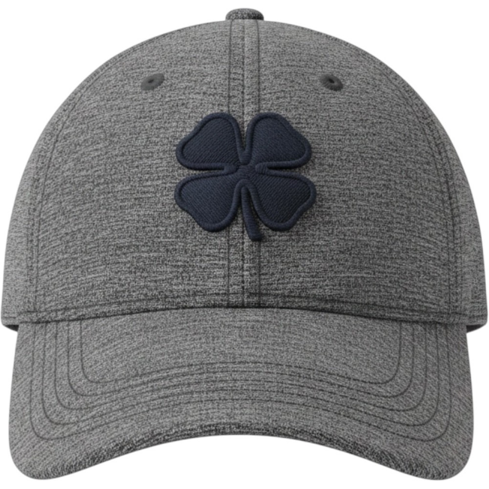 Black Clover Live Lucky Topgolf Hat Gray Heather Memory Fit S/M Men Baseball Cap